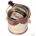 Raffia Box with 250 gram jar