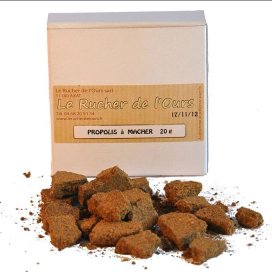 Propolis brute à Macher - Directement issue de la ruche