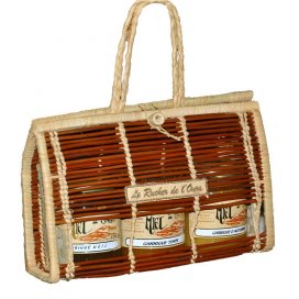 Fern Carrying Case with 3 jars 500gr of Pyrenees honey