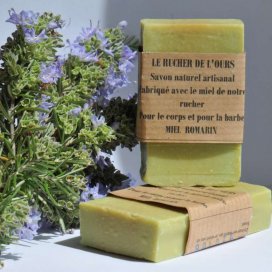 Natural Soap with Honey and Rosemary