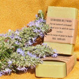 Natural Soap with Honey and Rosemary