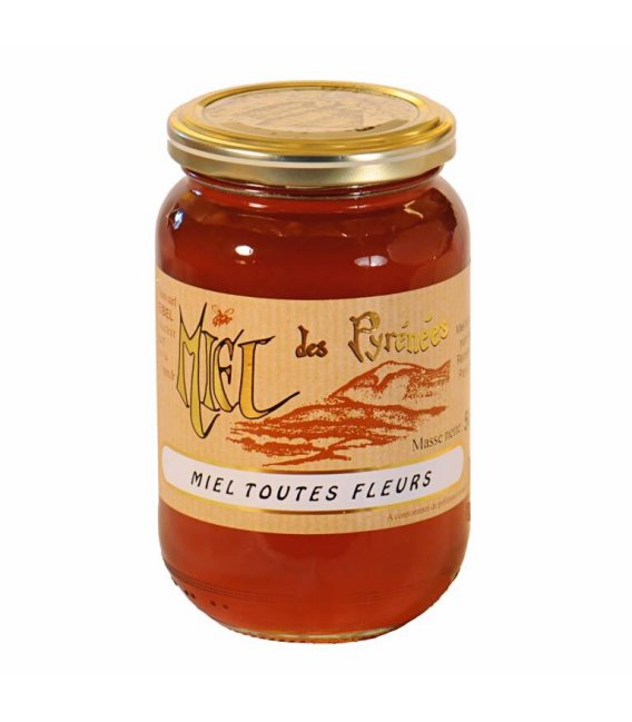 Miel de Montagne Toutes fleurs Pyrénées, liquide, crémeux ou solide