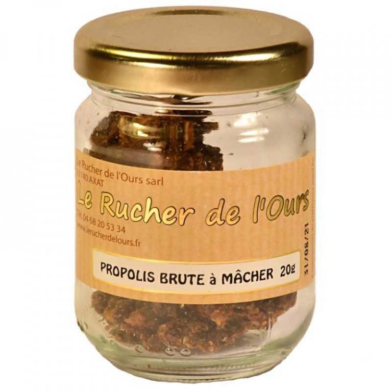 Propolis brute à Macher - Directement issue de la ruche - Antibiotique  naturel