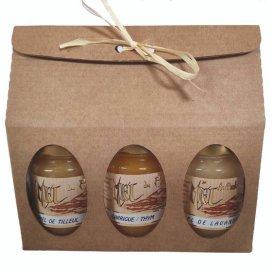 Cardboard Case with 3 jars 125g