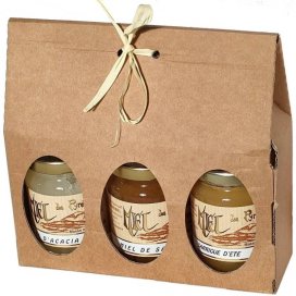 Cardboard Case with 3 jars 125g