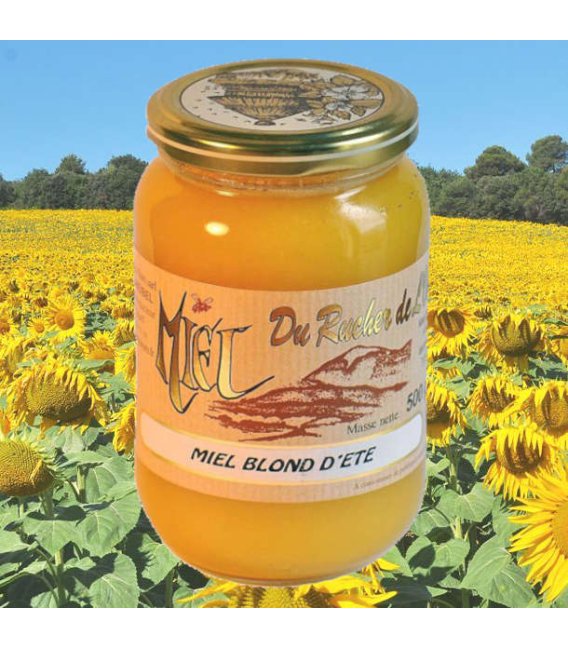 Miel de Tournesol crémeux ou solide - Gout intense et subtil - Direct  Apiculteur