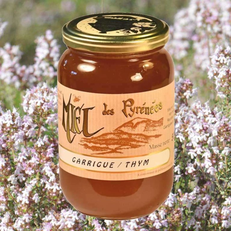 Miel de thym sauvage de garrigue Merit 280g - Miel cru : arômes préservés