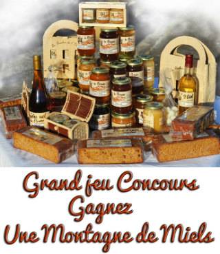 Gagnez un montagne de miel, jeu concours
